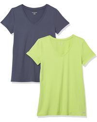 Amazon Essentials - Tech Stretch T-shirt Met Korte Mouwen En V-hals - Lyst