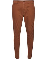 Superdry - Officers Slim Chino Trousers Pants - Lyst