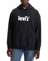 Levi's - Big & Tall Relaxed Graphic Po Hoodie Hombre Poster Logo Mhg - Lyst