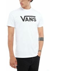 Vans - Logo T-shirt In White Vgggyb2 - Lyst