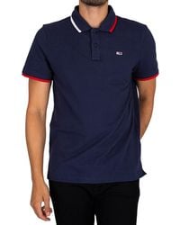 Tommy Hilfiger - Regular Flag Neck Polo Shirt - Lyst