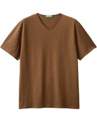 Benetton - 3je1j4264 T-shirt - Lyst