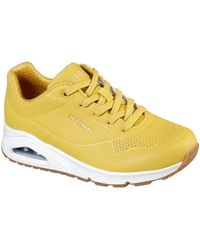 Skechers - Street Uno -stand On Air Trainers 73690 Yellow - Lyst