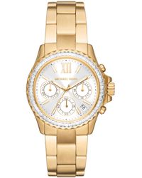 Michael Kors - Watches Everest Quartz Watch With Stainless Steel Strap - Lyst