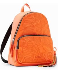 Desigual - Small Embroidered Backpack - Lyst