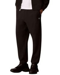 Calvin Klein - Uomo Pantaloni da Jogging Terry Monogram con Tasca Posteriore - Lyst