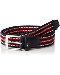 Tommy Hilfiger Adan Stripe Elastic Belt 3.5 Cinturón - Multicolor