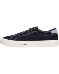 Tommy Hilfiger - Vulcanized Sneaker Street Canvas mit Logo - Lyst