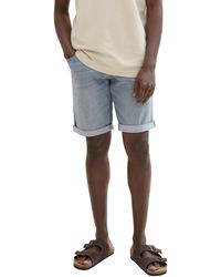 Tom Tailor - Slim Jeans Bermuda Shorts mit Stretch - Lyst