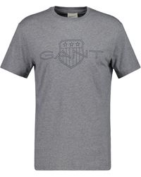 GANT - Logo SS T-Shirt - Lyst