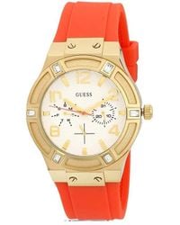 Guess - (gvss5) S Analogue Quartz Watch With Rubber Strap W0564l2 - Lyst
