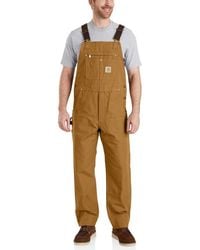 Carhartt - S Relaxed Fit Duck Bib Overalls - Lyst