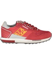 Napapijri - Red Sneakers S3virtus02/nym Sports Shoes Red Suede Fabric - Lyst