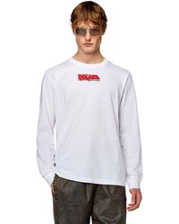 DIESEL - _t-just-ls-k2 Magliet_shirt_white_l - Lyst