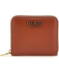 Guess - Portafoglio Piccolo con Zip da Donna Laurel SLG - Lyst