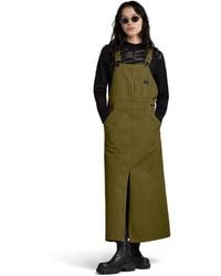 G-Star RAW - Dungaree Sless Wmn Casual Jurk Voor - Lyst