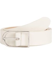 Calvin Klein - Cinturón de Piel para Mujer Centre Bridge Buckle Belt 3.0 - Lyst