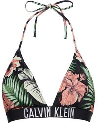 Calvin Klein Fixed Triangle-rp Almohadillas y Rellenos de Sujetador - Negro