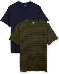 Amazon Essentials - Camiseta de ga Corta con Cuello Redondo y Corte Recto Hombre - Lyst