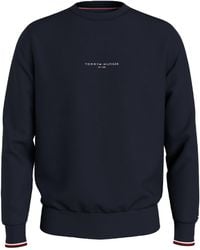 Tommy Hilfiger - Tommy Logo S Tipped Sweatshirt - Lyst