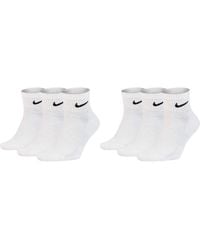 Nike - 3 Pack Moisture Mgt Cushion Quarter Socks - Lyst