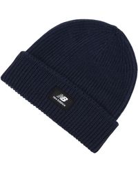New Balance - , , Oversized Watchman's Beanie, Fall And Winter Accessory, One Size Fits Most, Team Navy - Lyst
