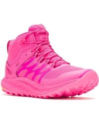 Merrell - Antora 3 Mid Waterproof (Knockout) Running Shoes - Lyst