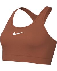 Nike - Damen Swsh Med SPT Bra Soutien-Gorge de Sport - Lyst