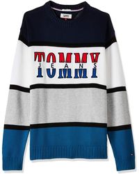 tommy hilfiger white jumper mens