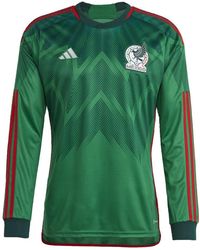 adidas - Soccer Mexico 22/23 Long Sleeve Home Jersey - Lyst