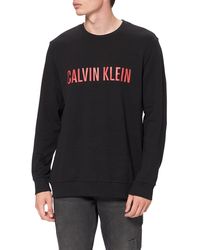 Calvin Klein - L/s Sweatshirt Pajama Top - Lyst