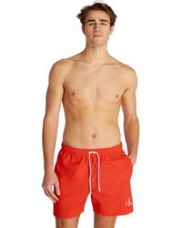 Calvin Klein - Bañador Hombre Medium Drawstring con Logotipo - Lyst