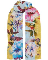 Guess - Scarf 70X180 Sky Multi - Lyst