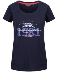 Regatta - Filandra Iii Coolweave T-shirt Met Grafische Print Voor - Lyst