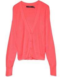 Vero Moda - Strickjacke VMNEWLEXSUN LS SHORT V-NECK CAR GA NOOS - Lyst