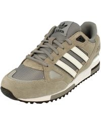 adidas - ZX750 GW5529 Sneaker Grey Heather/Core Black/Footwear White UK - Lyst