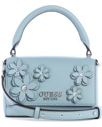 Guess - Zaria Mini Top Handle Flap - Lyst