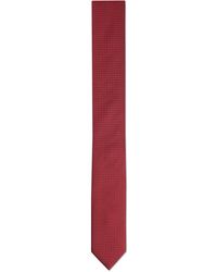HUGO - Tie cm 6 Krawatte aus Seiden-Mix mit Jacquard-Muster Hellrosa Stck - Lyst