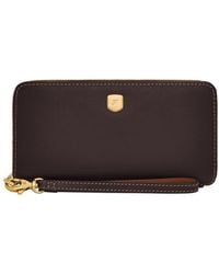 Fossil - Lennox Zip Continental Wallet - Lyst