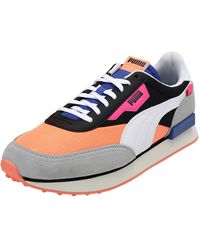 PUMA - Future Rider Play On Sneakers Pblack-fizzy Orange-highrise 4.5 - Lyst