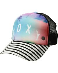 Roxy - Womens Water Come Down Trucker Hat Baseball Cap - Lyst