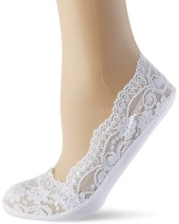 Calvin Klein Socks s no Show 1p lace Victoria Socks - Weiß