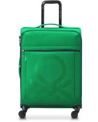 Benetton - Erweiterbares Softside-Gepäckstück mit Spinnrollen - Lyst