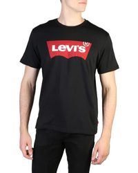 Levi's - Black Batwing Logo T-shirt - Lyst