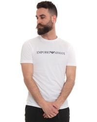 Emporio Armani - Giorgio Armani T-Shirt mit Logo-Print - Lyst