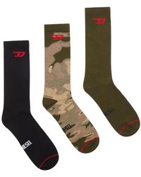 DIESEL - Skm-ray-threepack Socks - Lyst