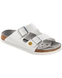 Birkenstock - Pantolette Arizona ESD Weiß 39 - Lyst