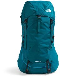 The North Face - Terra 55 Trekking Backpacks Blue Moss/sapphire Slate Xs/s - Lyst