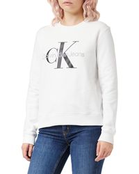 Calvin Klein - Core Monogram Sweatshirt - Lyst