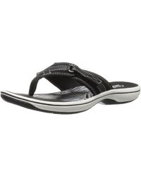 clarks breeze flurry sporty flip flop